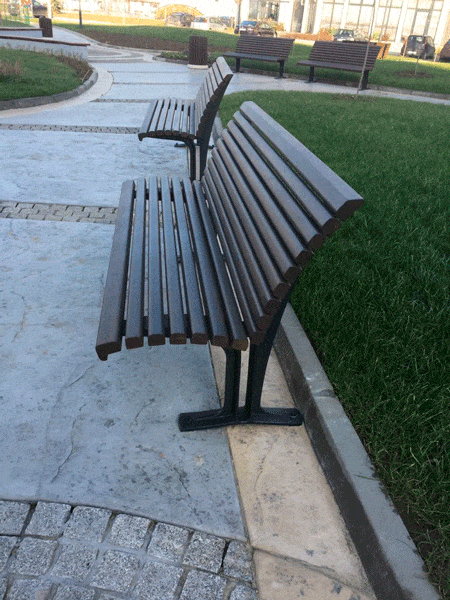SEDORA Panchina con schienale dal design classico ed elegante (PKDA035 Series)