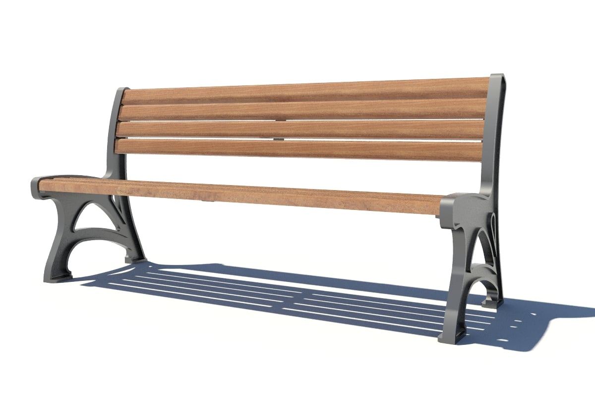 SEDORA Panchina con schienale dal design classico e intramontabile (PKDA003)