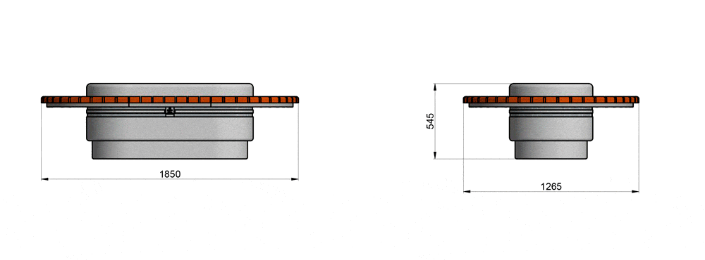 SEDORA Fioriera con panchina integrata dal design scultoreo (GADB010)