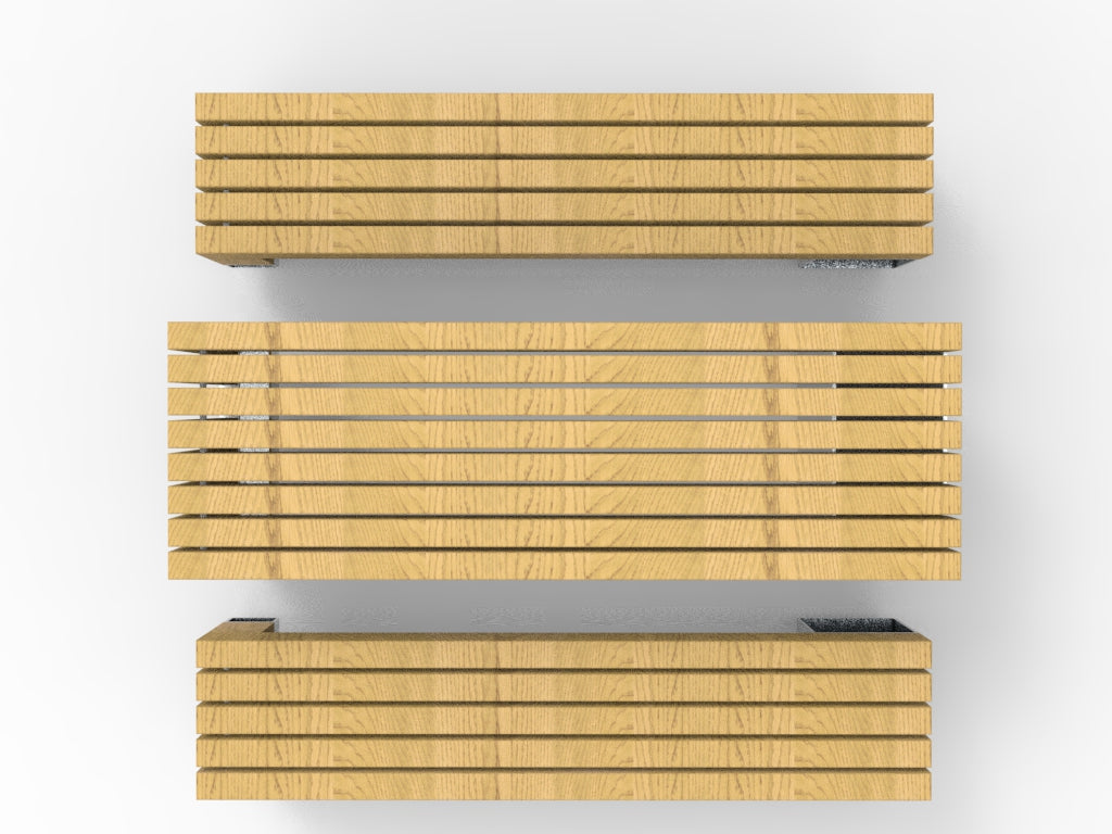 SEDORA Set tavolo con 2 panche (PSDS100 + 2×PKDS100)